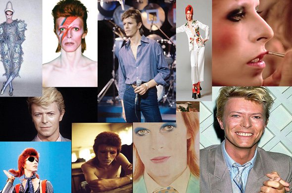 david bowie collage